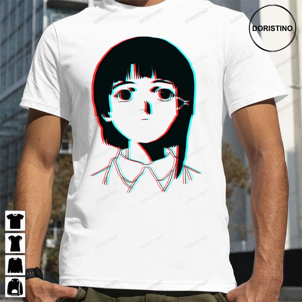 Lain 3d Anime Character Awesome Shirts